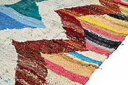 Moroccan Berber rug Boucherouite 125 x 225 cm