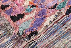 Moroccan Berber rug Boucherouite 220 x 105 cm