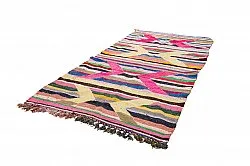 Moroccan Berber rug Boucherouite 135 x 260 cm
