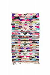 Moroccan Berber rug Boucherouite 145 x 250 cm