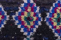 Moroccan Berber rug Boucherouite 265 x 140 cm