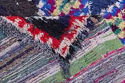 Moroccan Berber rug Boucherouite 265 x 140 cm