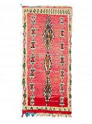Moroccan Berber rug Boucherouite 225 x 90 cm