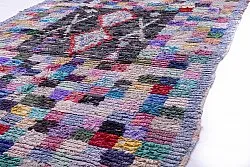 Moroccan Berber rug Boucherouite 215 x 135 cm