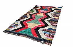 Moroccan Berber rug Boucherouite 165 x 290 cm
