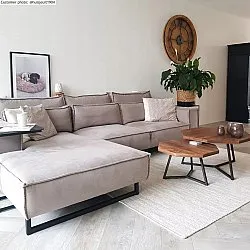 Wool rug - Dhurry (nature)