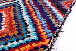 Moroccan Berber rug Boucherouite 210 x 140 cm