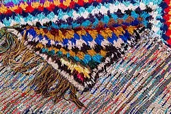 Moroccan Berber rug Boucherouite 210 x 140 cm
