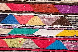 Moroccan Berber rug Boucherouite 130 x 225 cm