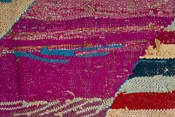 Moroccan Berber rug Boucherouite 135 x 245 cm