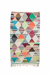 Moroccan Berber rug Boucherouite 140 x 250 cm
