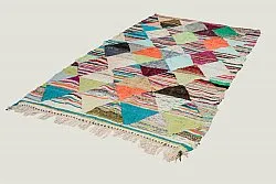 Moroccan Berber rug Boucherouite 140 x 250 cm