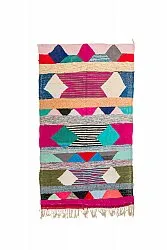 Moroccan Berber rug Boucherouite 145 x 250 cm