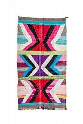 Moroccan Berber rug Boucherouite 140 x 255 cm