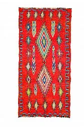 Moroccan Berber rug Boucherouite 285 x 135 cm