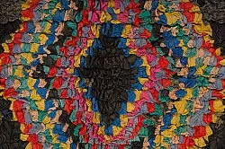 Moroccan Berber rug Boucherouite 285 x 120 cm