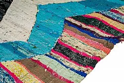 Moroccan Berber rug Boucherouite 140 x 255 cm