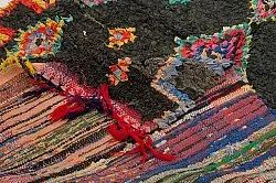 Moroccan Berber rug Boucherouite 285 x 120 cm