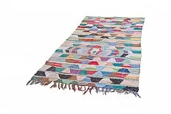 Moroccan Berber rug Boucherouite 250 x 130 cm