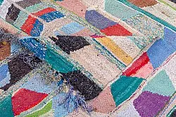 Moroccan Berber rug Boucherouite 250 x 130 cm