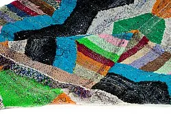 Moroccan Berber rug Boucherouite 135 x 145 cm