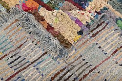 Moroccan Berber rug Boucherouite 205 x 115 cm