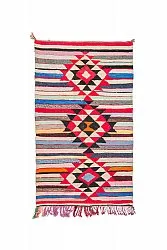 Moroccan Berber rug Boucherouite 145 x 250 cm