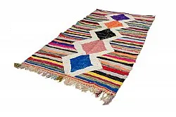 Moroccan Berber rug Boucherouite 135 x 270 cm
