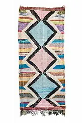Moroccan Berber rug Boucherouite 120 x 275 cm