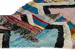 Moroccan Berber rug Boucherouite 120 x 275 cm