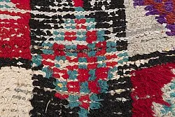 Moroccan Berber rug Boucherouite 200 x 85 cm