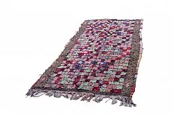 Moroccan Berber rug Boucherouite 285 x 125 cm