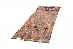 Moroccan Berber rug Boucherouite 255 x 100 cm