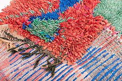 Moroccan Berber rug Boucherouite 330 x 100 cm