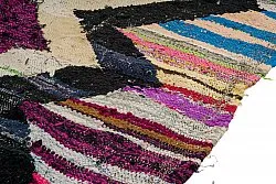 Moroccan Berber rug Boucherouite 140 x 220 cm