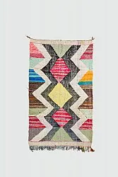 Moroccan Berber rug Boucherouite 135 x 230 cm