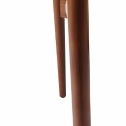Chair - Ystad (walnut/beige) - 2 pcs