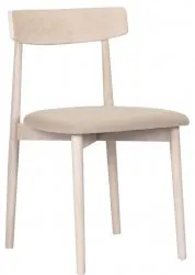 Chair - Ystad (white oak/beige) - 2 pcs