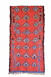 Moroccan Berber rug Boucherouite 345 x 175 cm