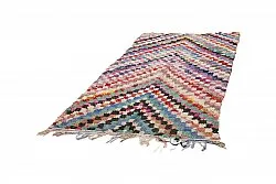 Moroccan Berber rug Boucherouite 245 x 140 cm