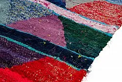Moroccan Berber rug Boucherouite 135 x 265 cm