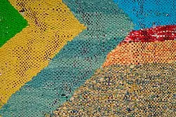 Moroccan Berber rug Boucherouite 125 x 230 cm
