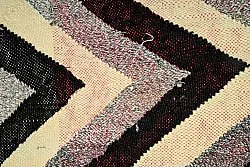 Moroccan Berber rug Boucherouite 150 x 280 cm