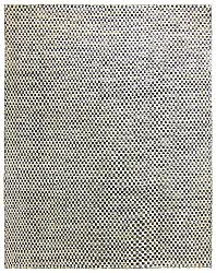 Wool rug - Jenim (black/beige)