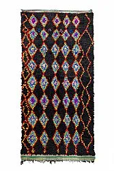 Moroccan Berber rug Boucherouite 130 x 270 cm