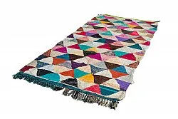 Moroccan Berber rug Boucherouite 130 x 280 cm