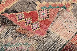 Moroccan Berber rug Boucherouite 225 x 105 cm
