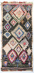 Moroccan Berber rug Boucherouite 265 x 125 cm