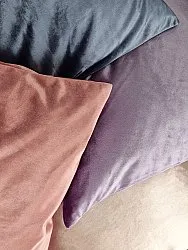 Velvet cushion cover - Marlyn (light beige)