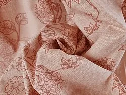 Curtains - Cotton curtain Minna (pink)